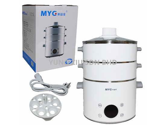 MYG-Z666#21CM 2L TWO LEVEL ELECTRIC STEAMER(MYC)